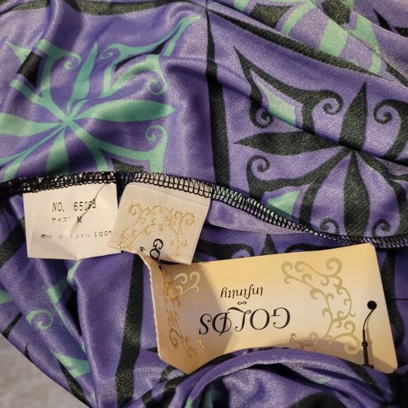 Golds Infinity Gyaru Gal Style Dress Women's Small Long Sleeve Purple Rare Japan - Picture 2 of 12